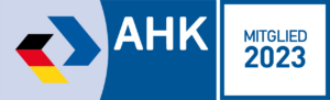 AHK Logo with 2023 year Mitglied
